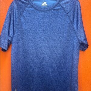 Men's Heather Blue Performance Tee
